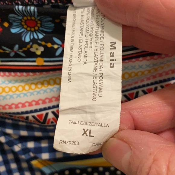 2/$15 Colourful MAIA bikini bottoms size xl - Picture 3 of 5